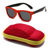 Gafas de sol clásicas de silicona para niños: protección UV400 para niños y niñas