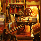 DIY Wooden Miniature Dollhouse Kit with Furniture – Handmade Assembly Model for Teens & Adults