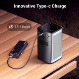 Portable 3D Mini Projector with Auto Focus, 4K Support, and Built-in Battery