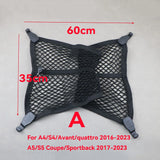 Universal Car Trunk Cargo Net with Hooks | Elastic Storage Organizer for Luggage & Gear