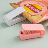 Mini máquina de sellado de bolsas por calor, sellador de paquetes, bolsas de plástico térmico, cierre de bolsas de alimentos, sellador portátil, sellador térmico de embalaje de alimentos