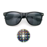 3D Prism Diffraction Sunglasses – Rainbow Kaleidoscope Rave Eyewear