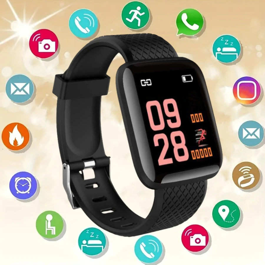 D13 Smart Watch with Heart Rate Monitor – Fitness Tracker with Multi-Sport Modes & Message Alerts