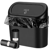 3Pcs Car Trash Can with Lid + 60 (300) Garbage Bags – Leakproof & Compact