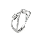 Trendy Geometric Spinner Ring for Women – Fashion Statement Cocktail Jewelry
