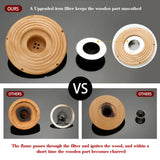 Kit para ahumar cócteles: juego para ahumar whisky con astillas de madera y accesorios de barra