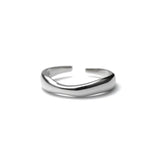 Stackable Ripple Wave Rings for Women – Adjustable Stainless Steel 18K Gold & Silver Plated Minimalist Jewelry