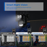 12MP Outdoor PTZ Security Camera – 8X Zoom, 360° Coverage & AI Tracking