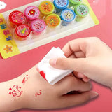 Sanrio Self-Inking Stamp Set - 10pcs Hello Kitty & Friends DIY Craft Stamps