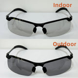 Polarized Photochromic Sports Sunglasses – UV400 Protection for Fishing & Outdoor Activities