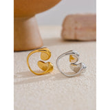 Anillo minimalista de acero inoxidable: joyería moderna, resistente al agua y elegante para mujeres