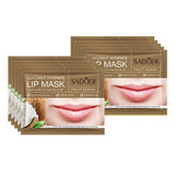Fruit-Infused Lip Mask Set - 10pc Hydrating Collagen Lip Patches for Plump, Nourished Lips