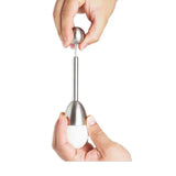 Stainless Steel Egg Topper Cutter – Precision Egg Shell Opener for Raw & Boiled Eggs