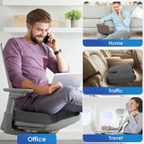 Memory Foam Coccyx Seat Cushion - U-Shaped Orthopedic Massage Pad for Car & Office
