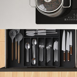 Organizador de cajones expandible para cubiertos: bandeja ajustable para utensilios para una cocina ordenada ✨