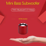 Waterproof Mini Bluetooth Speaker with 360° Stereo Sound and TWS Pairing