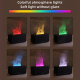 Compact Ultrasonic Essential Oil Diffuser with Ambient LED Lighting and Timer