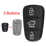 Hyundai & Kia Key Fob Button Pad Replacement – 3-Button Rubber Pad