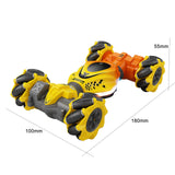 ¡Experimente una emoción de otro nivel con este auto acrobático RC controlado por gestos, que cuenta con giros de 360°, derrapes a alta velocidad y rendimiento todoterreno!