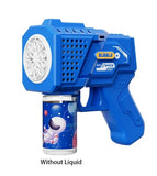 Unicorn Bubble Gun for Kids - Automatic Bubble Blower with LED Lights & 360° Leak-Proof Design