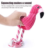 Animal-Shaped Squeaky Plush Dog Toy – Bite-Resistant Interactive Toy for Puppies and Dogs