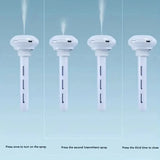 Humidificador de niebla portátil súper silencioso para oficina, dormitorio, automóvil y viajes: longitud ajustable, no necesita botella de agua; mejora