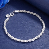 925 Sterling Silver Charm Bracelet – Timeless Elegance for Every Occasion