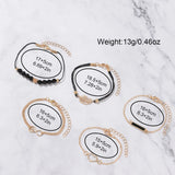6-Piece Women's Watch Set – Luxury Leather Strap, Quartz Movement, Fashion Bracelets