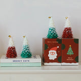 Christmas Tree Scented Candle – Festive Soy Wax Aromatherapy Candle for Holiday Décor & Gifts