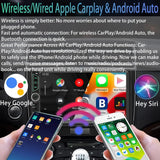7-Inch HD Touchscreen Car Stereo with Wireless Apple CarPlay & Android Auto