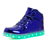LED Light Up Sneakers – Glow in the Dark Shoes for Kids & Adults (Unisex, Rechargeable)
