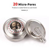 Ultralight Alcohol Backpacking Stove - 120ml High-Efficiency Camping Stove with Safety Cover