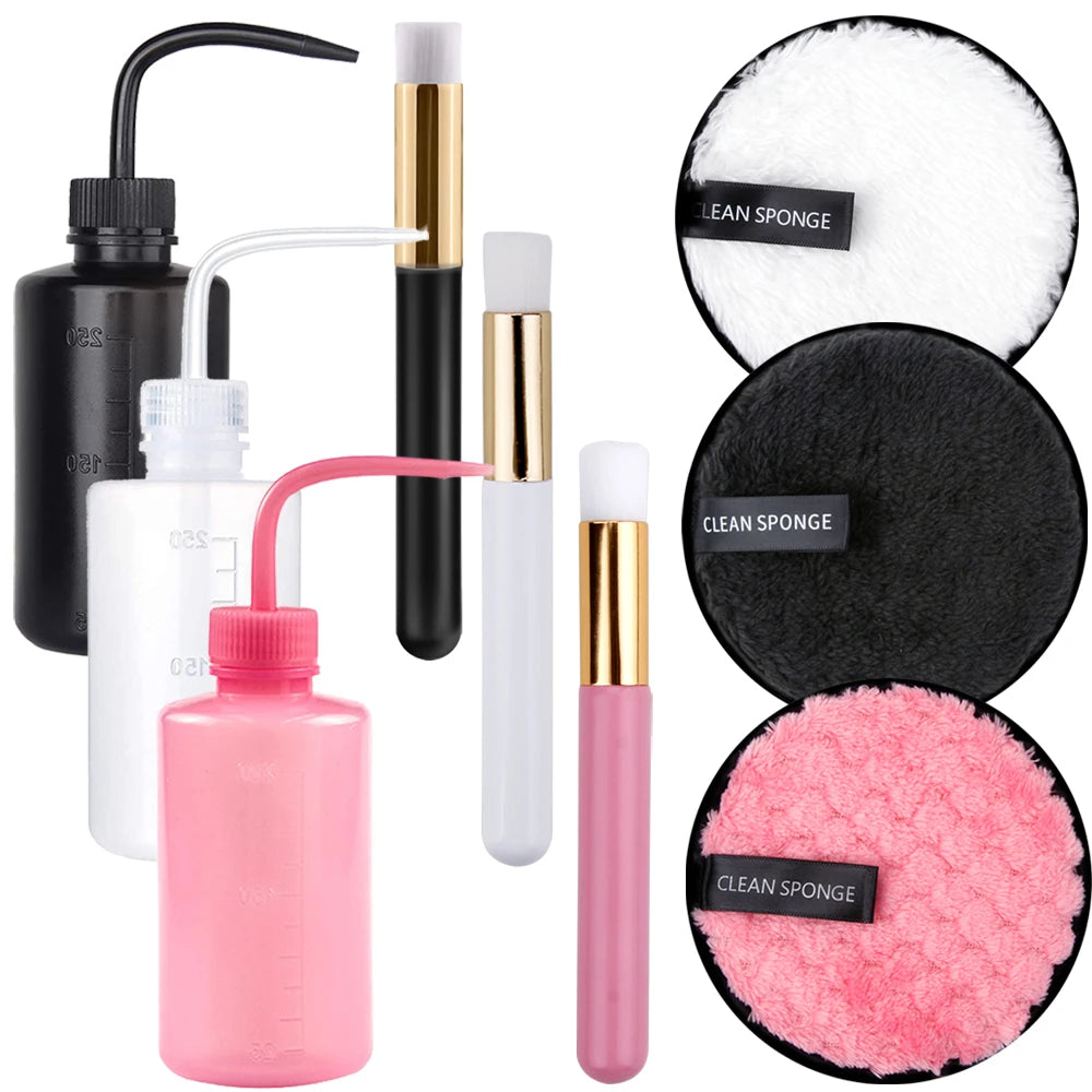 Kit completo de limpieza de pestañas y maquillaje: suave y eficaz para uso diario