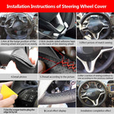 DIY Hand-Stitched Leather Steering Wheel Cover for VW Golf 4 MK4 & Passat B5