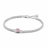Elegant 925 Sterling Silver Tourmaline Bracelet for Women