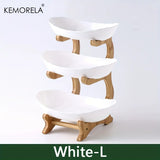 Multi-Layer Fruit & Snack Plate – Modern Plastic Candy Dish & Cake Stand