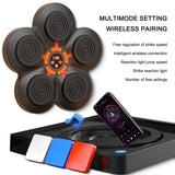 Intelligent Music Boxing Trainer with Bluetooth & LED Reaction Lights