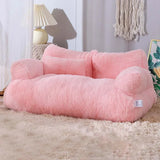 Luxury Plush Cat Bed – Warm & Comfortable Nest for Small and Medium Pets