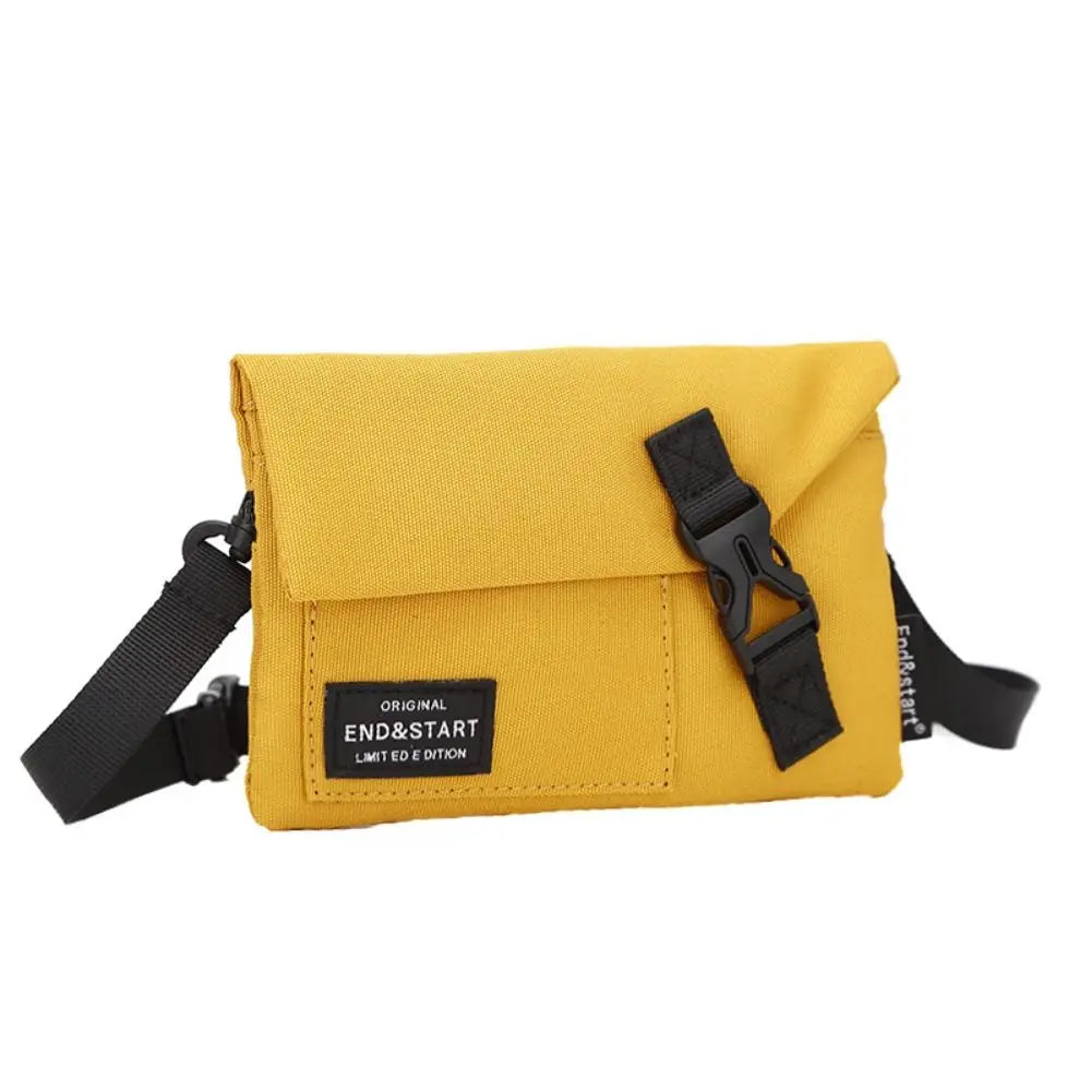 Men’s Mini Oxford Crossbody Bag – Lightweight Casual Chest & Shoulder Pouch for Mobile Essentials