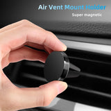 Soporte magnético universal para teléfono de coche para iPhone, Samsung y más: soporte seguro para rejilla de ventilación