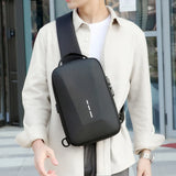 Premium Nylon Fashion Flap Shoulder Bag with Zipper and Customizable Password Lock