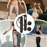 Smart Ropeless Jump Rope with Counter and Weighted Handles