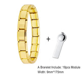 Classic Stainless Steel Link Chain Bracelet for Men & Women