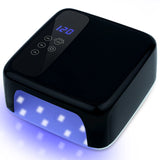 72W Professional UV LED Nail Lamp for Gel Polish with Auto Sensor & 4 Timer Settings