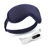 3D Heated Eye Mask with Vibration Massage – Smart Timing, Hot Compress, & Relaxing Eye Relief