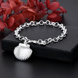 925 Sterling Silver Charm Bracelet – Elegant & Trendy Unisex Jewelry