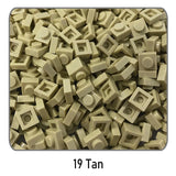 Mini 1x1 Self-Locking Building Bricks – Compatible with Major Brands