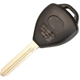 Durable 2/3/4-Button Toyota Key Fob Shell Replacement with Uncut Blade