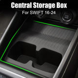 TPE Silicone Car Armrest Storage Box – Dustproof Console Organizer with Quick Installation