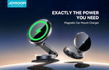 Magnetic Wireless Car Charger – 15W Fast Charging, 360° Rotation, Ultra-Strong Hold